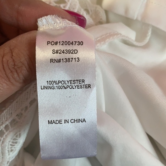 Doe & Rae Crochet Knit Peplum Hem Dress NWT - Picture 11 of 11